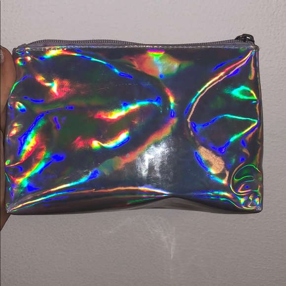 Bags Holographic Pencil Makeup Bag Poshmark